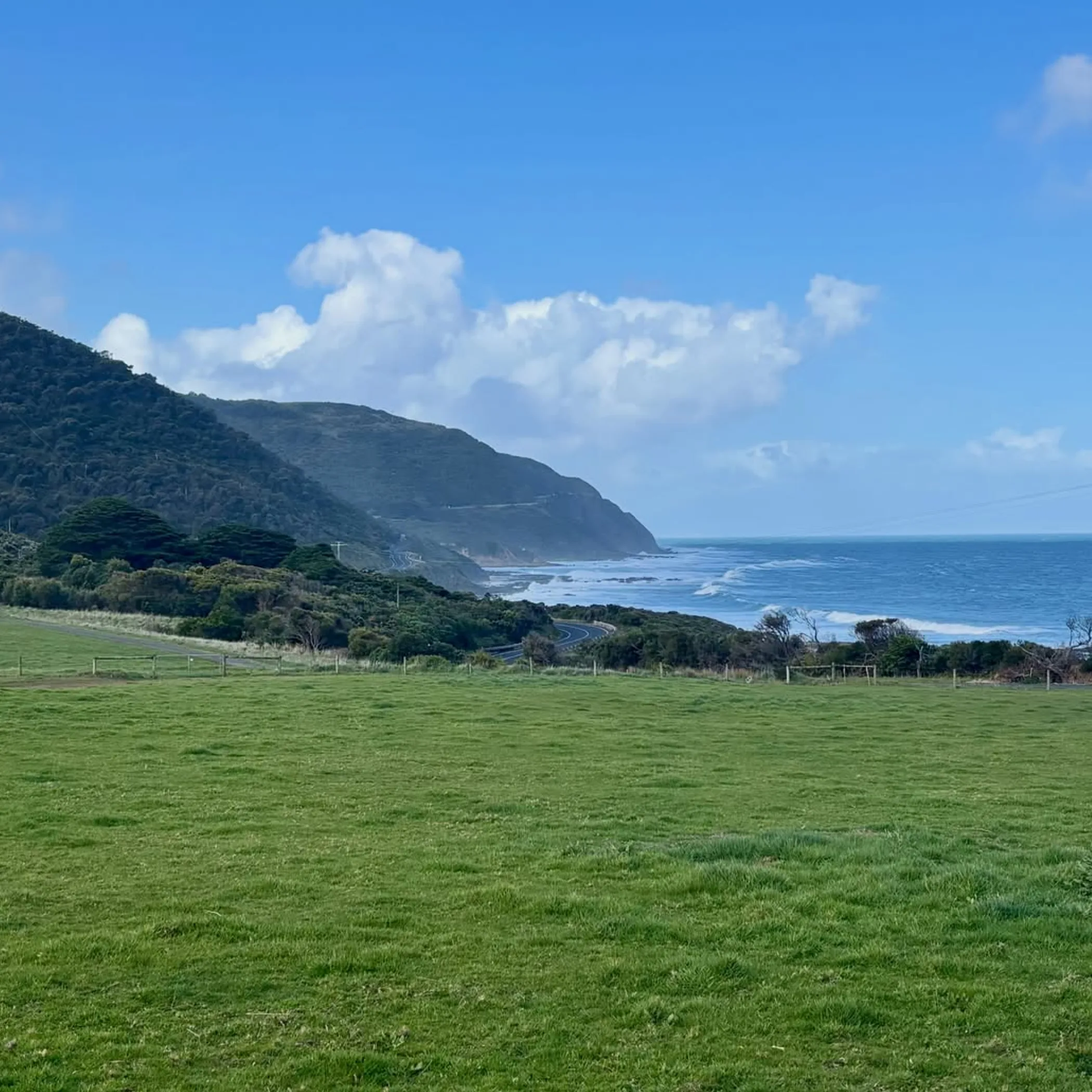 coastal road scenery